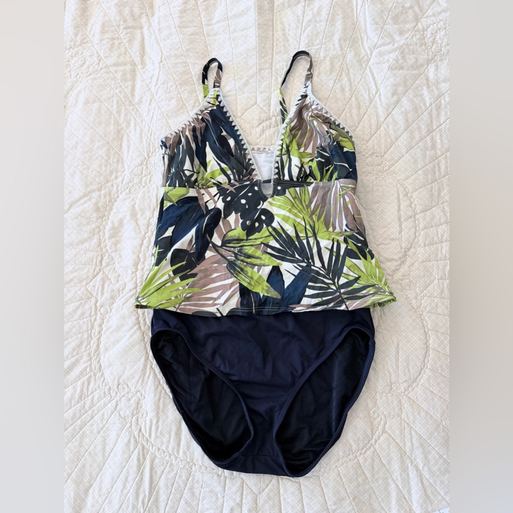 Lands' End Navy Bathing Suit Bottoms